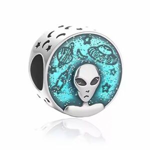 NWOT Alien Charm Sterling Silver 925